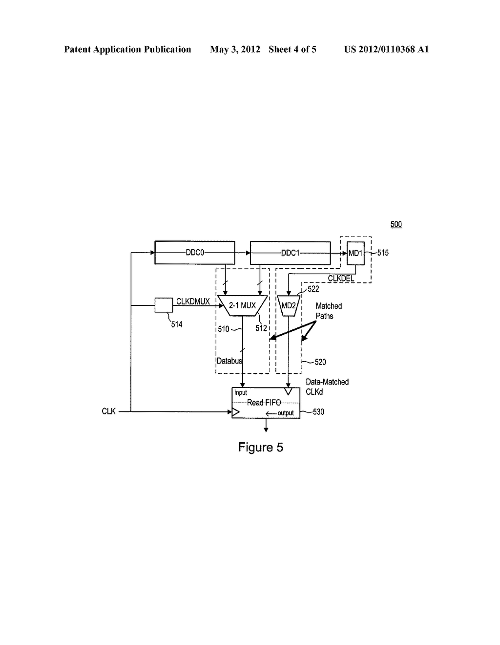 DATA PATHS USING A FIRST SIGNAL TO CAPTURE DATA AND A SECOND SIGNAL TO     OUTPUT DATA AND METHODS FOR PROVIDING DATA - diagram, schematic, and image 05