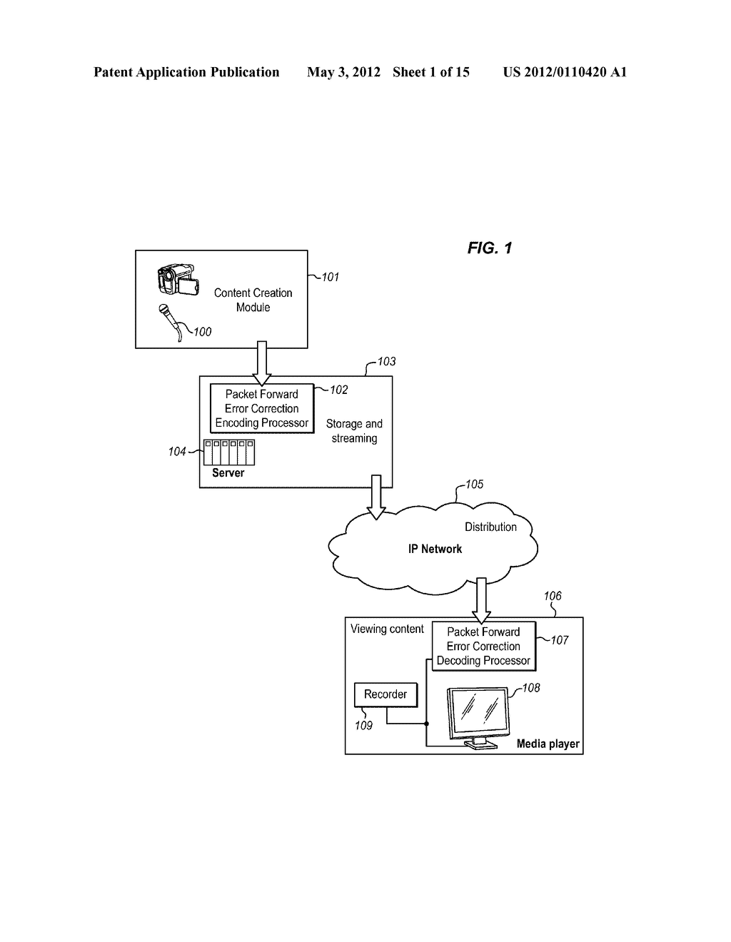 UNIVERSAL PACKET LOSS RECOVERY FOR DELIVERY OF REAL-TIME STREAMING     MULTIMEDIA CONTENT OVER PACKET-SWITCHED NETWORKS - diagram, schematic, and image 02