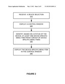 DYNAMIC MENU FOR DEVICE SPECIFIC GRAPHICAL USER INTERFACE PRESENTATIONS diagram and image