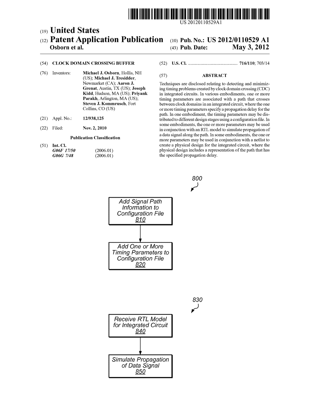 CLOCK DOMAIN CROSSING BUFFER - diagram, schematic, and image 01