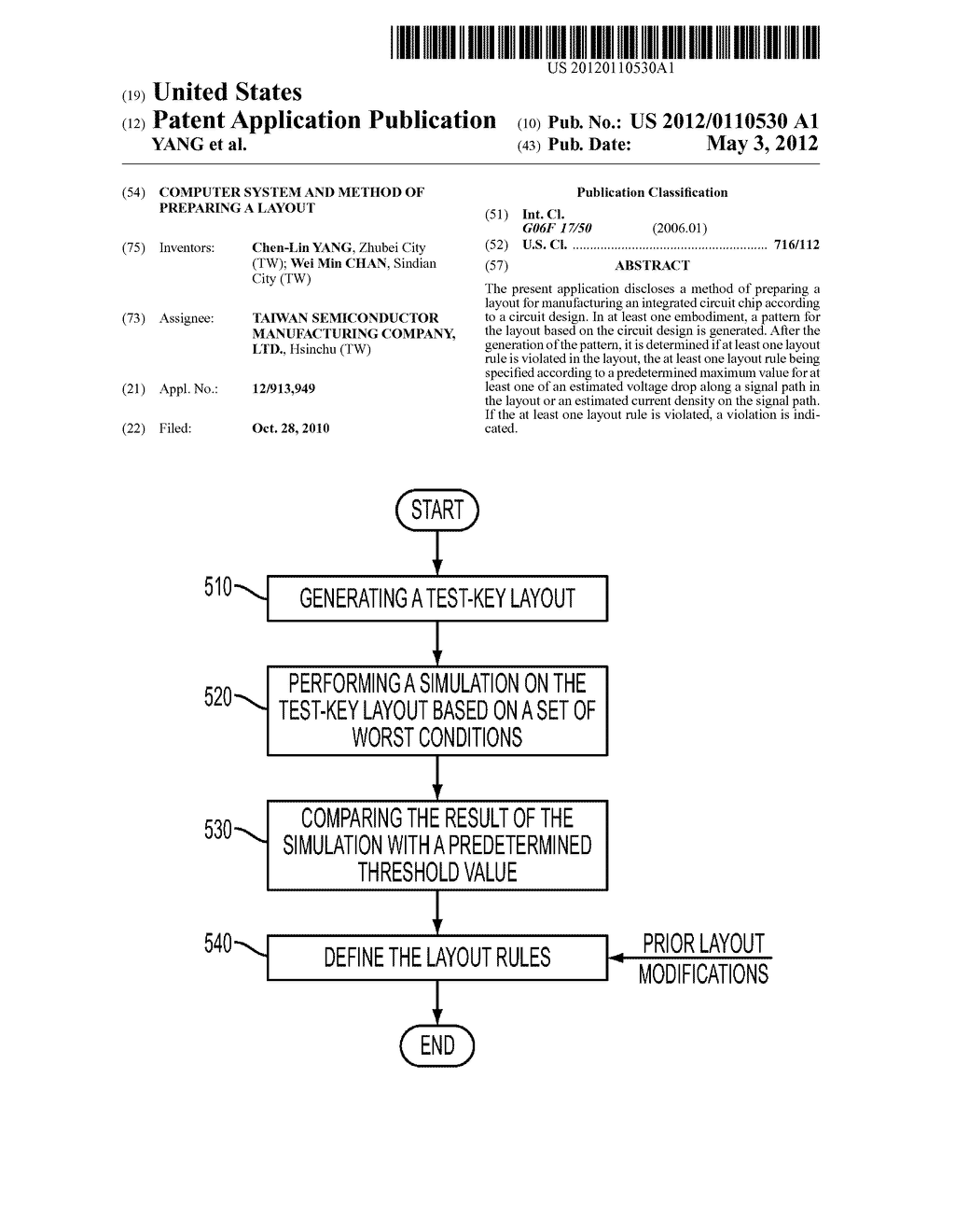 COMPUTER SYSTEM AND METHOD OF PREPARING A LAYOUT - diagram, schematic, and image 01