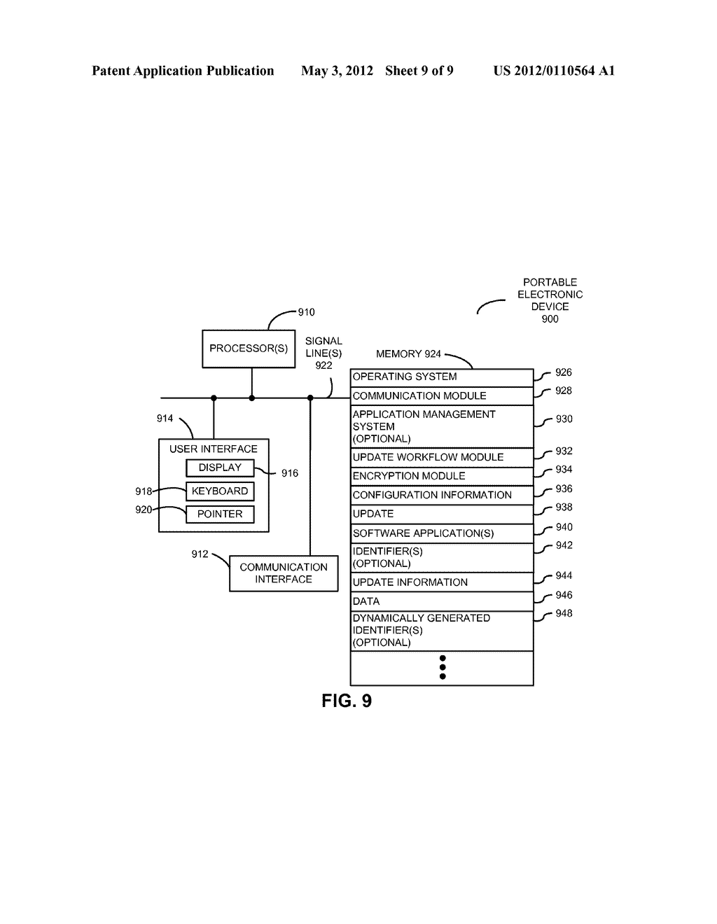 UPDATE WORKFLOW IN A PORTABLE DEVICE BASED ON METADATA - diagram, schematic, and image 10