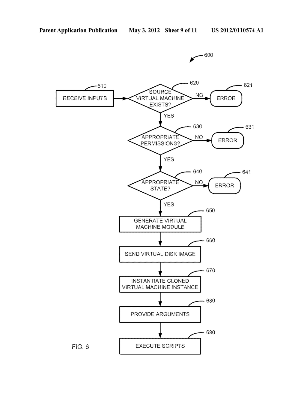 METHODS AND SYSTEMS TO CLONE A VIRTUAL MACHINE INSTANCE - diagram, schematic, and image 10