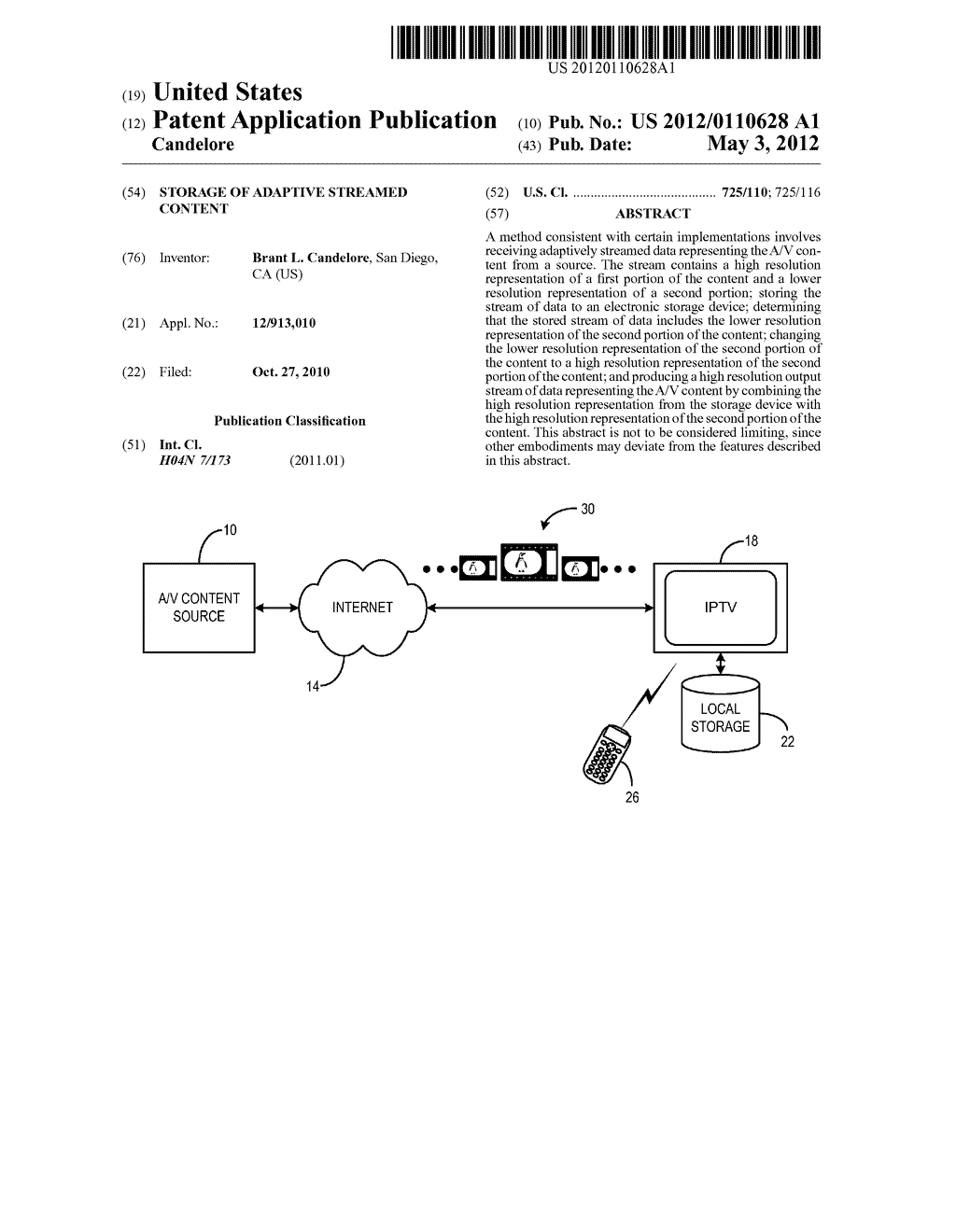 Storage of Adaptive Streamed Content - diagram, schematic, and image 01