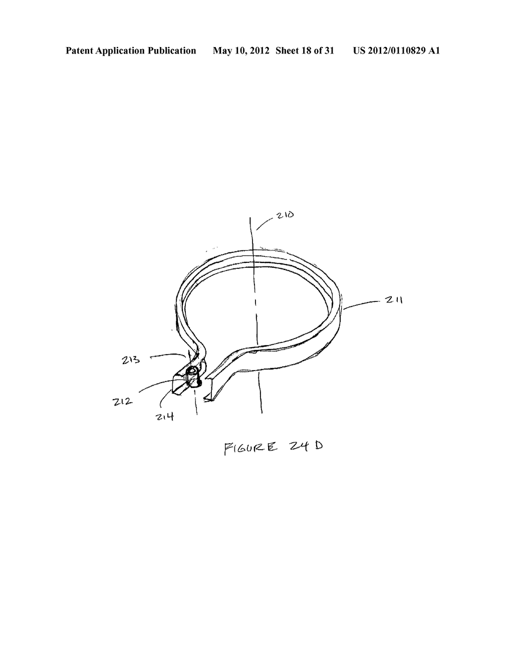 Lock Retention System and Method - diagram, schematic, and image 19