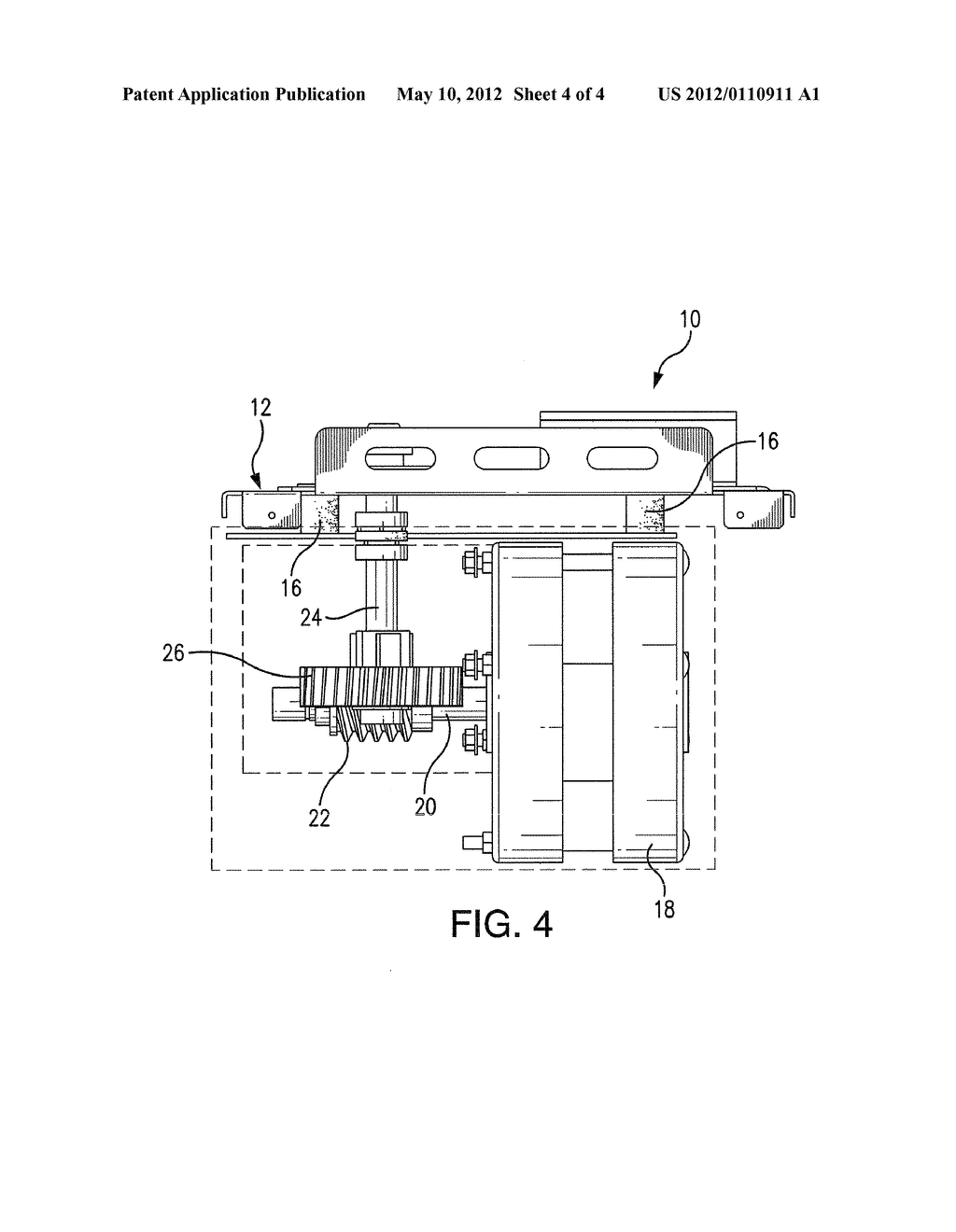 Motor mount assembly - diagram, schematic, and image 05