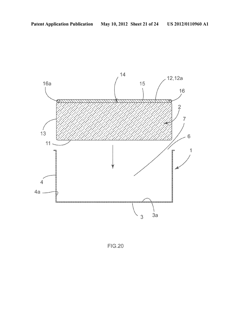 RIGID CONTAINER FOR A FLEXIBLE POUCH FOR HOLDING A BIOPHARMACEUTICAL     FLUID, ASSEMBLY COMPRISING SUCH A FLEXIBLE POUCH AND SUCH A CONTAINER,     AND METHOD FOR USING SUCH A CONTAINER - diagram, schematic, and image 22