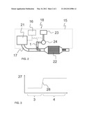 DEVICE FOR EVAPORATING A UREA-WATER SOLUTION, METHOD FOR OPERATING THE     DEVICE AND MOTOR VEHICLE diagram and image