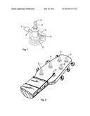 DEVICES AND METHODS FOR TUNING A STRINGED INSTRUMENT, SUCH AS A GUITAR OR     THE LIKE diagram and image