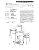 JUICER ARRANGEMENT diagram and image