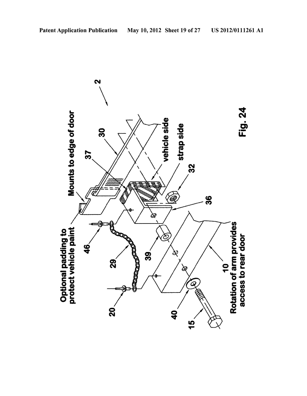 Wheelchair access space reservation device (lift guard) for vehicles     equipped with wheelchair lifts - diagram, schematic, and image 20