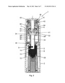 Dosing Device for Generating a Gas Flow with an Active Substance Finely     Dispersed in the Latter diagram and image