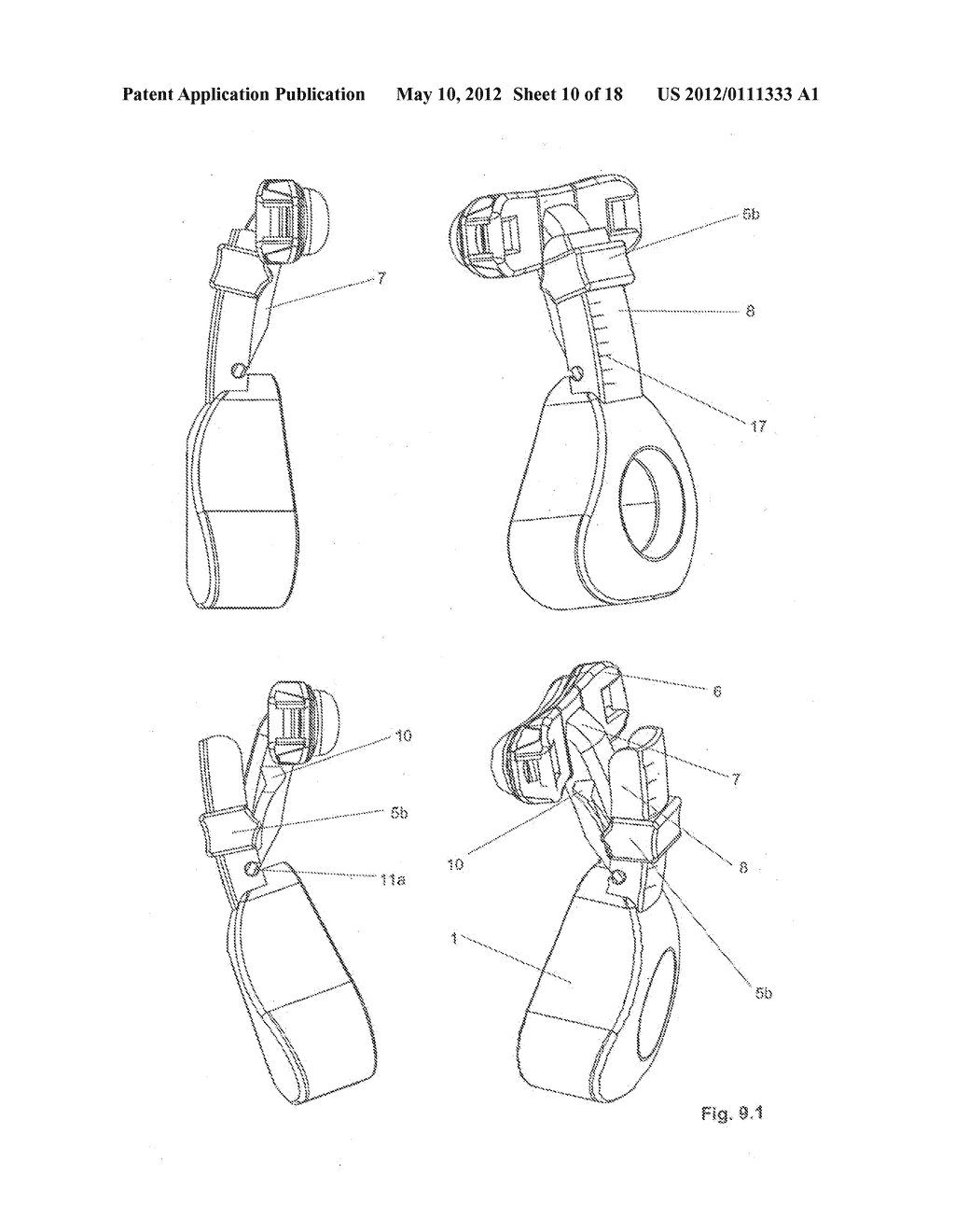 RESPIRATORY DEVICE COMPRISING A FASTENING SYSTEM - diagram, schematic, and image 11