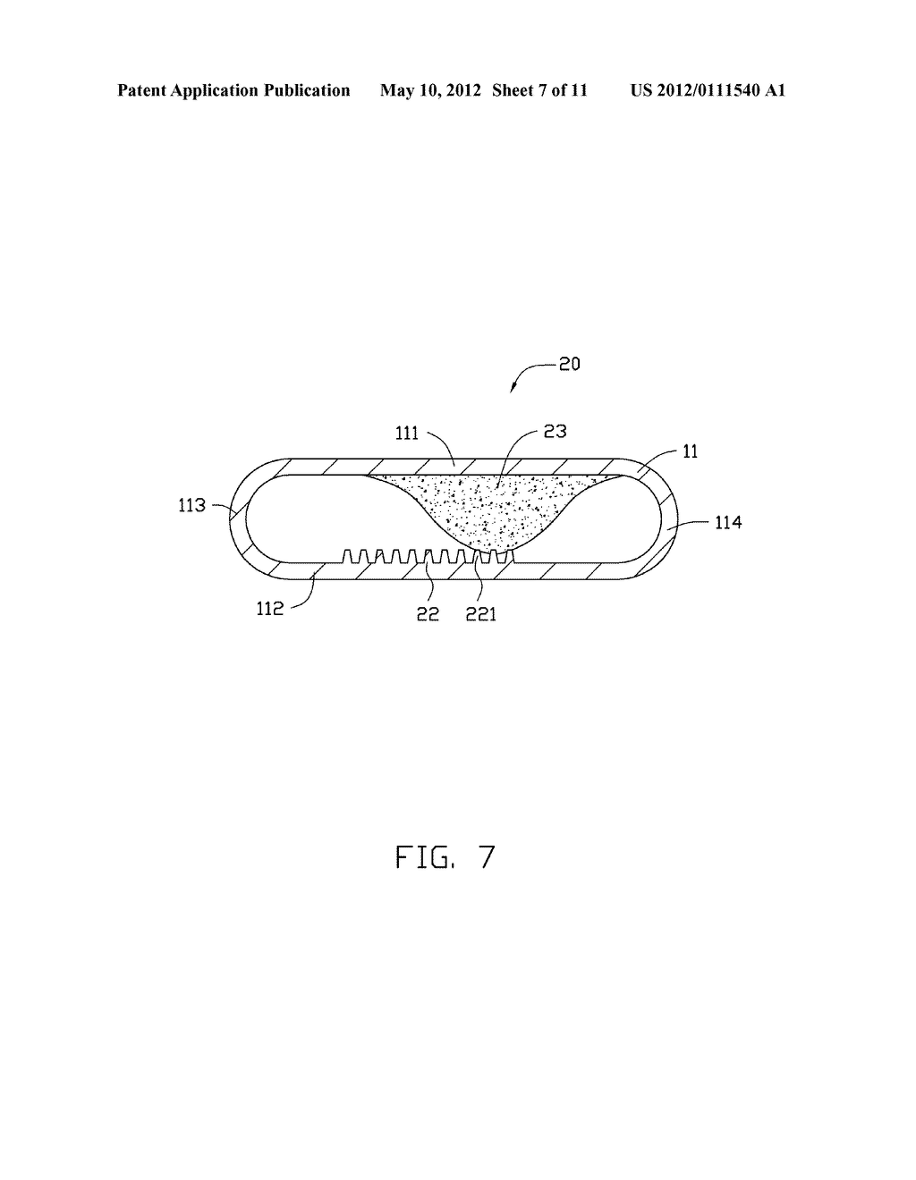 FLAT TYPE HEAT PIPE AND METHOD FOR MANUFACTURING THE SAME - diagram, schematic, and image 08