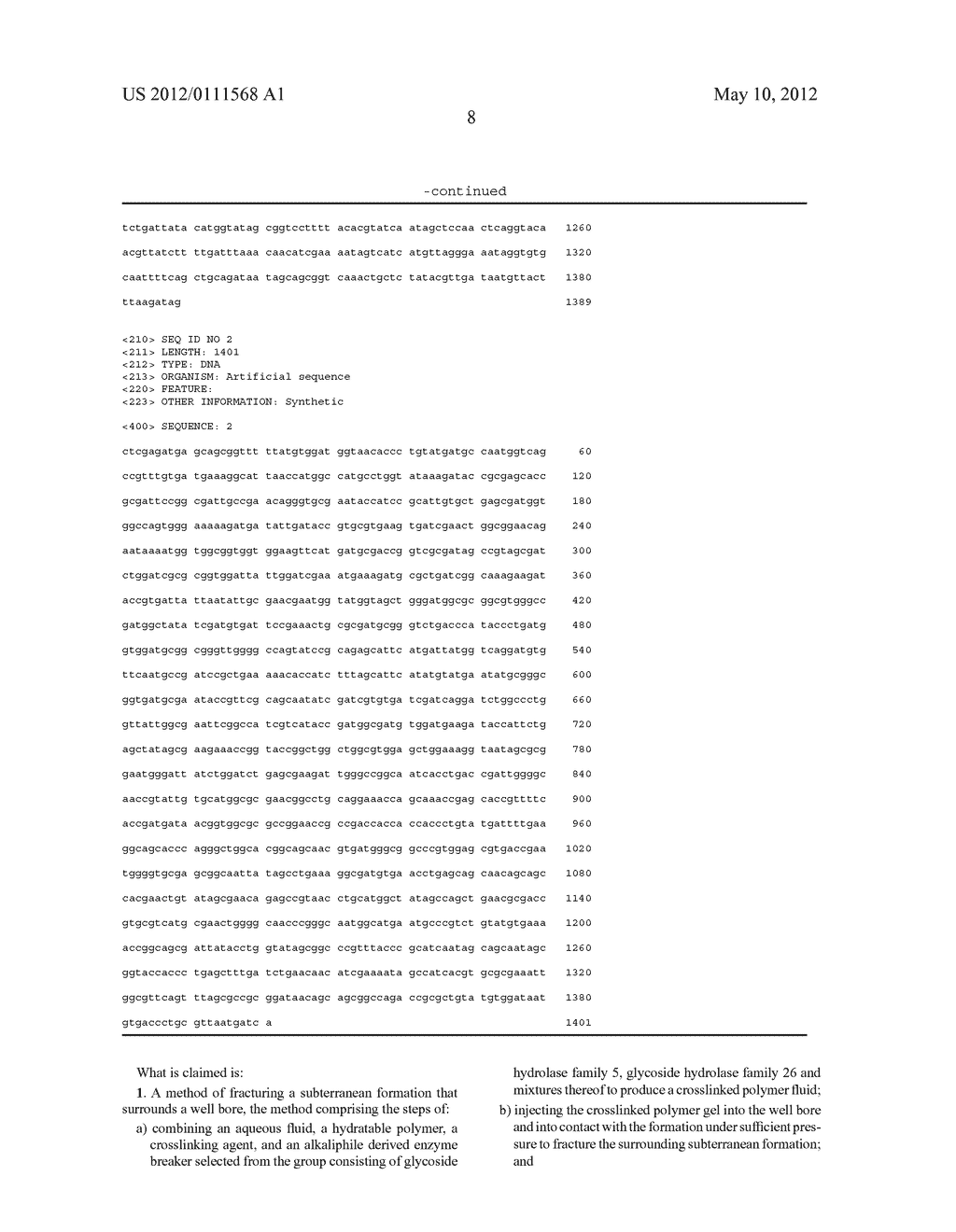 COMPOSITIONS USEFUL FOR THE HYDROLYSIS OF GUAR IN HIGH pH ENVIRONMENTS AND     METHODS RELATED THERETO - diagram, schematic, and image 19