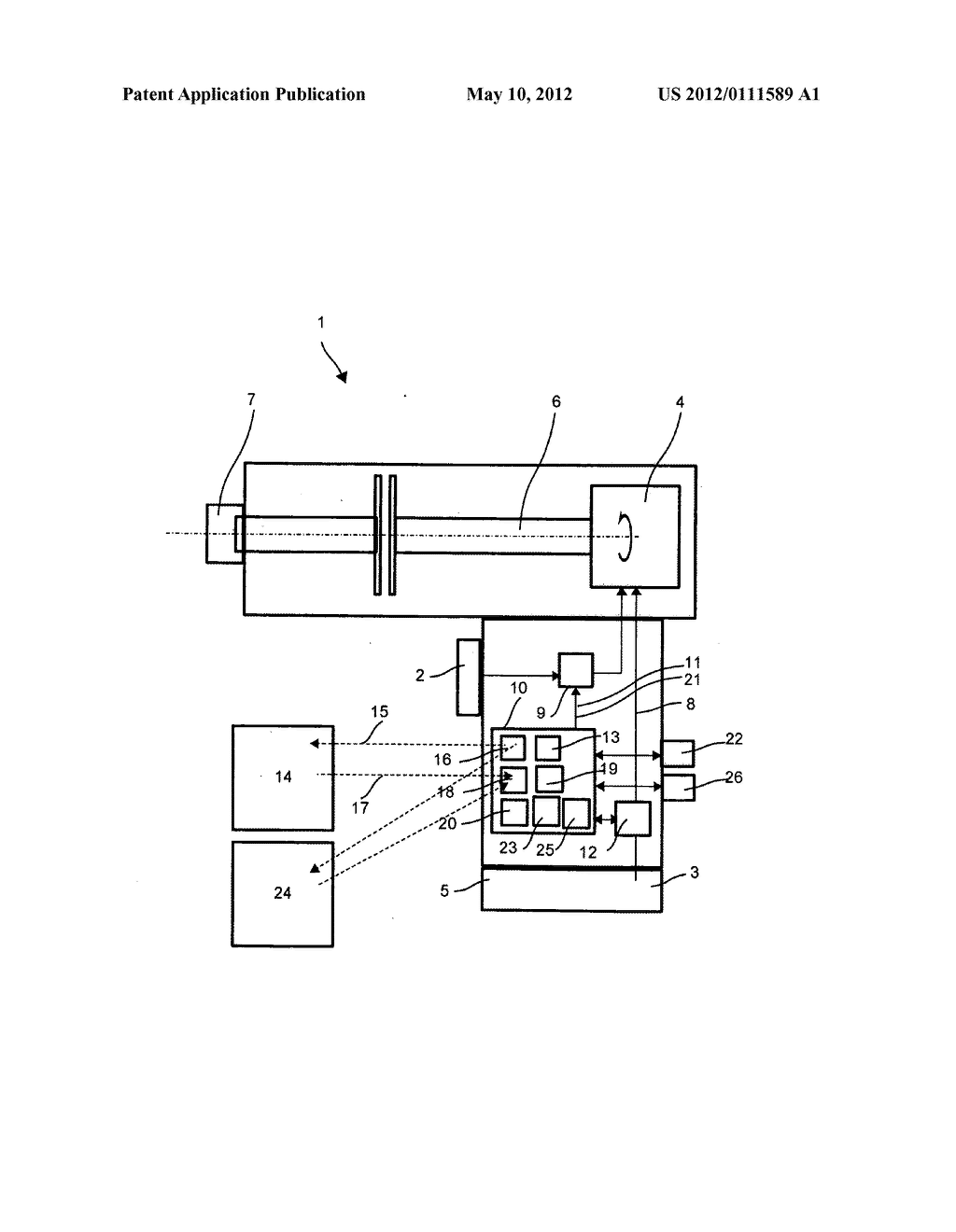 Hand-held power tool with an anti-theft device - diagram, schematic, and image 02