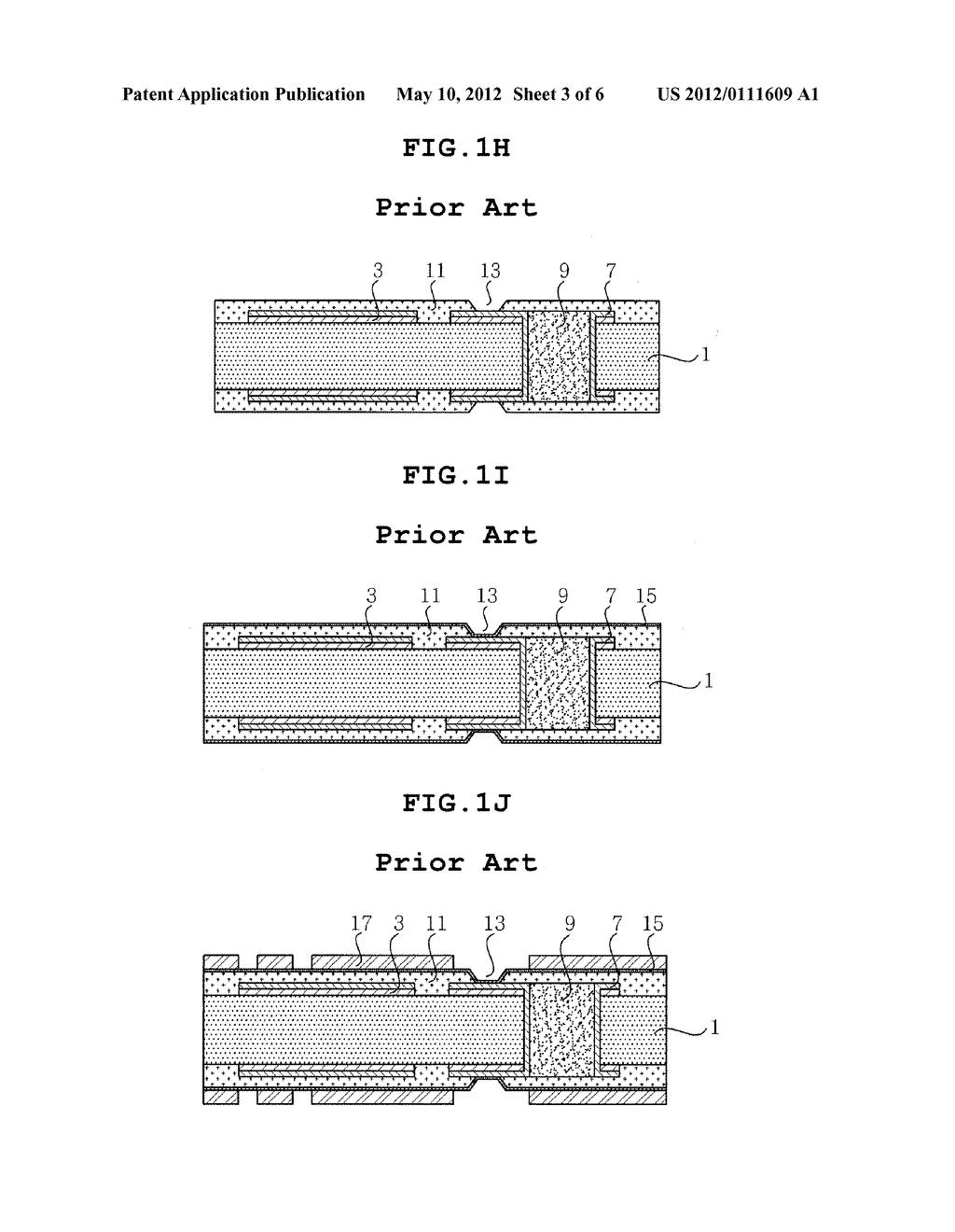 PRINTED CIRCUIT BOARD HAVING PLATING PATTERN BURIED IN VIA - diagram, schematic, and image 04