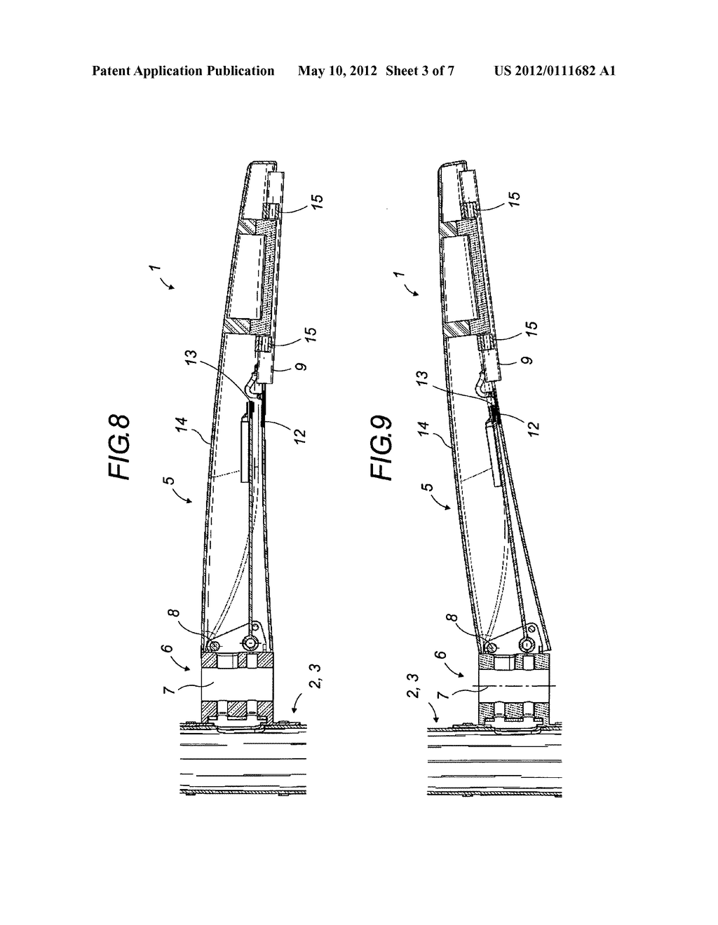 AERIAL ASSEMBLY FOR SUPPLYING ELECTRICAL POWER TO A GROUND VEHICLE     PROVIDED WITH AN UPPER COLLECTING STRUCTURE - diagram, schematic, and image 04