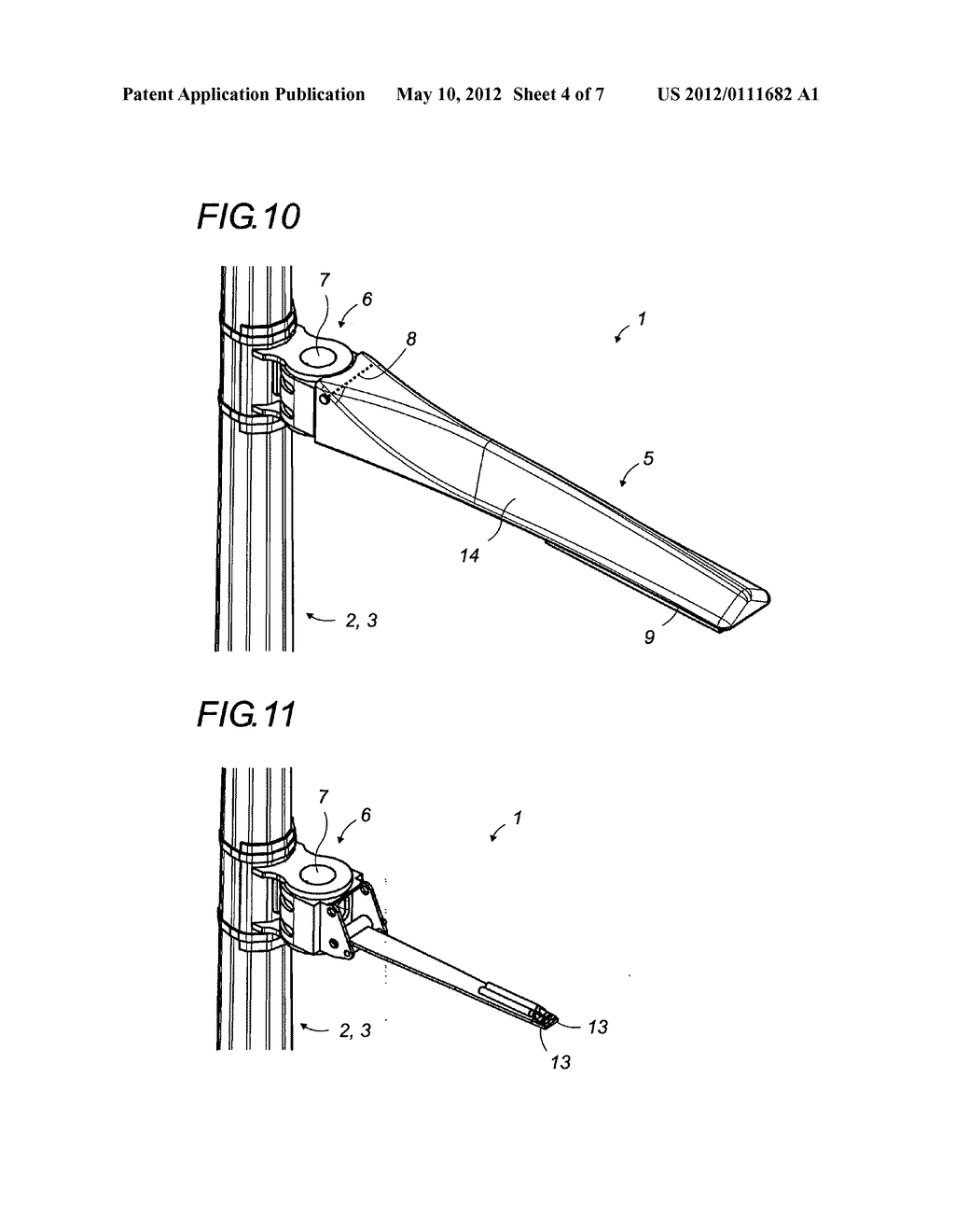 AERIAL ASSEMBLY FOR SUPPLYING ELECTRICAL POWER TO A GROUND VEHICLE     PROVIDED WITH AN UPPER COLLECTING STRUCTURE - diagram, schematic, and image 05