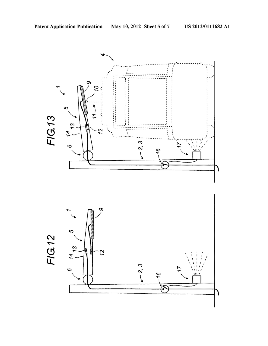 AERIAL ASSEMBLY FOR SUPPLYING ELECTRICAL POWER TO A GROUND VEHICLE     PROVIDED WITH AN UPPER COLLECTING STRUCTURE - diagram, schematic, and image 06