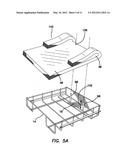 ROLLING EXTENSION TRAY BAG DISPENSER RACK diagram and image