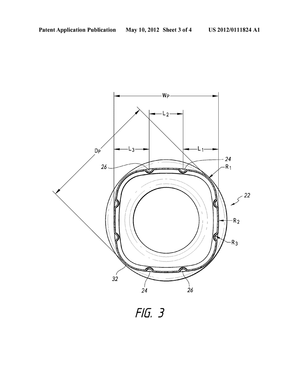 HOT FILL TYPE PLASTIC CONTAINER - diagram, schematic, and image 04