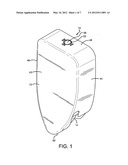 DISPENSER WITH FLEXIBLE COVER diagram and image