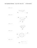 BUTTON-SLIDING-TYPE OPENING/CLOSING DEVICE FOR A COSMETIC CONTAINER diagram and image