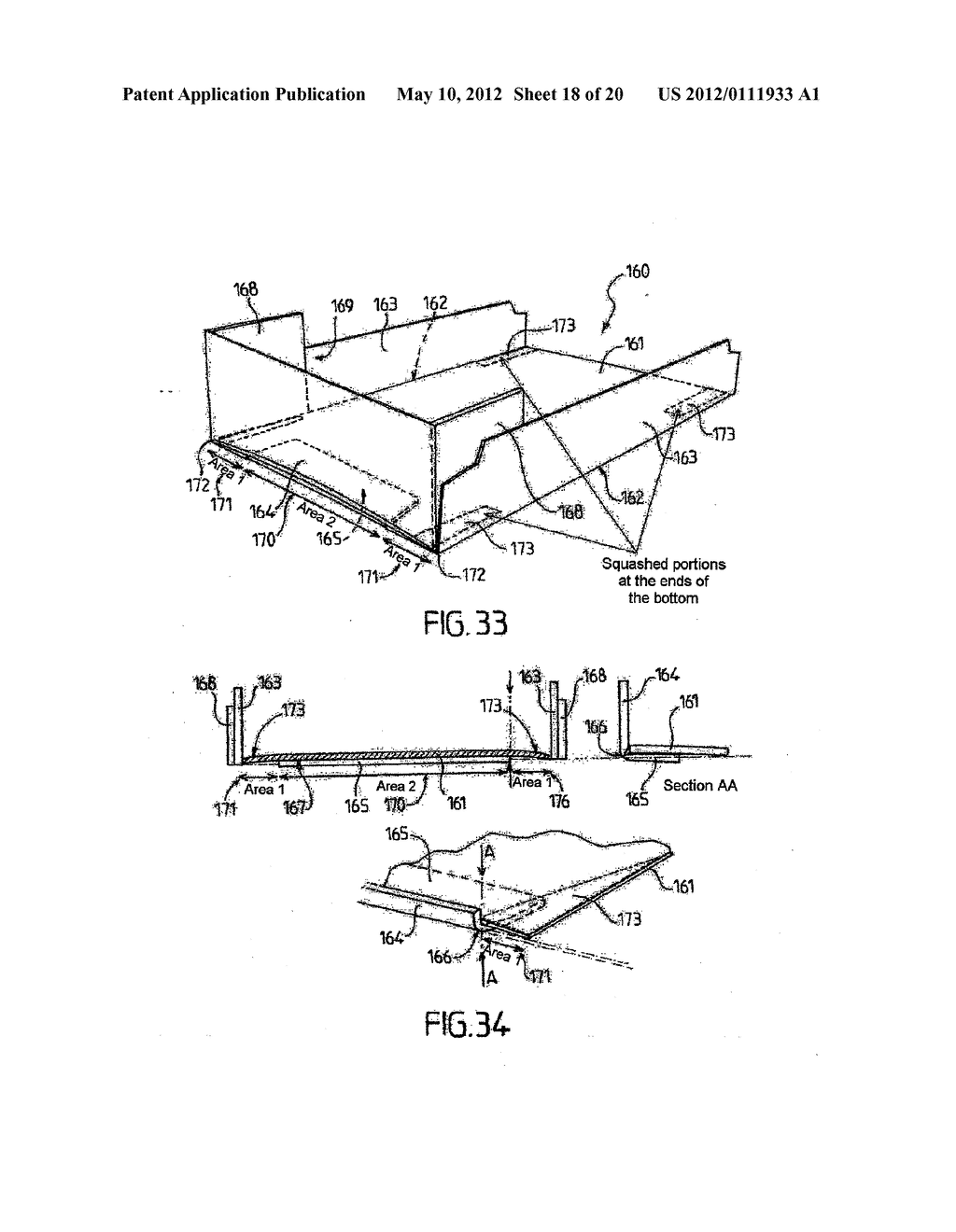 TRAY, ASSEMBLY OF CARDBOARD BLANKS, AND DEVICE AND METHOD FOR FORMING SUCH     A TRAY - diagram, schematic, and image 19