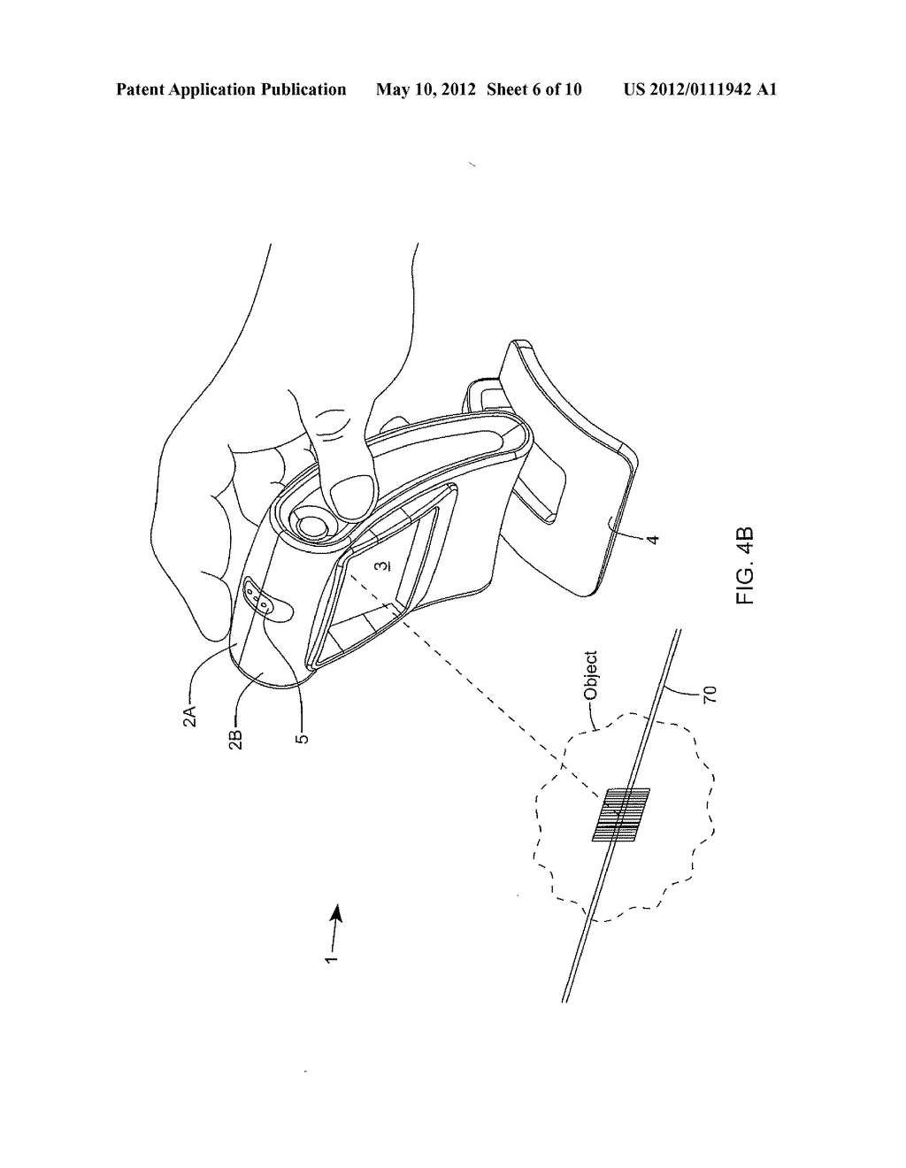 HAND-SUPPORTABLE DIGITAL-IMAGING BASED CODE SYMBOL READING SYSTEM     SUPPORTING MOTION BLUR REDUCTION USING AN ACCELEROMETER SENSOR - diagram, schematic, and image 07