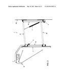 MOUNTING SYSTEM FOR AN ELECTRONIC TEACHING BOARD diagram and image