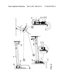 MOUNTING SYSTEM FOR AN ELECTRONIC TEACHING BOARD diagram and image