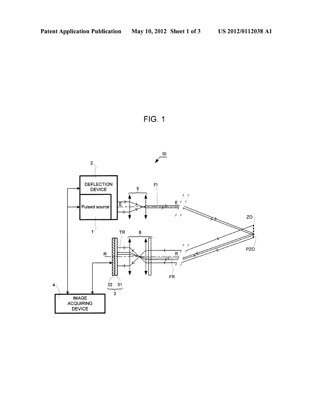 METHOD AND SYSTEM FOR ACTIVE IMAGING WITH A LARGE FIELD - diagram, schematic, and image 02