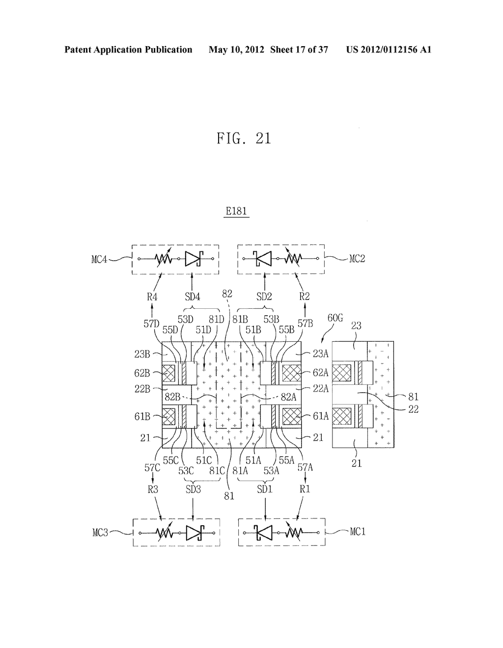 Non-Volatile Memory Devices Having Resistance Changeable Elements And     Related Systems And Methods - diagram, schematic, and image 18