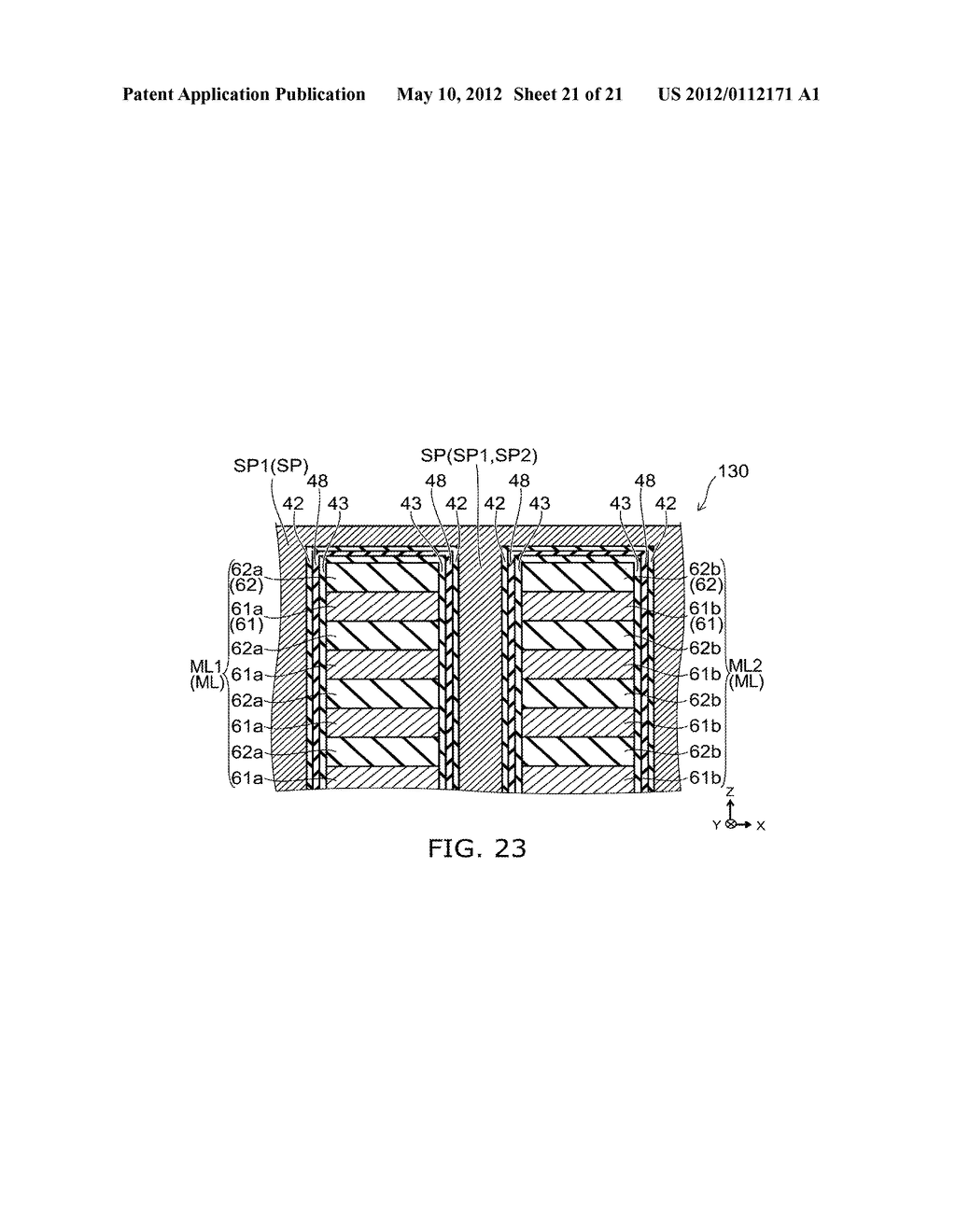 NONVOLATILE SEMICONDUCTOR MEMORY DEVICE AND METHOD FOR MANUFACTURING SAME - diagram, schematic, and image 22