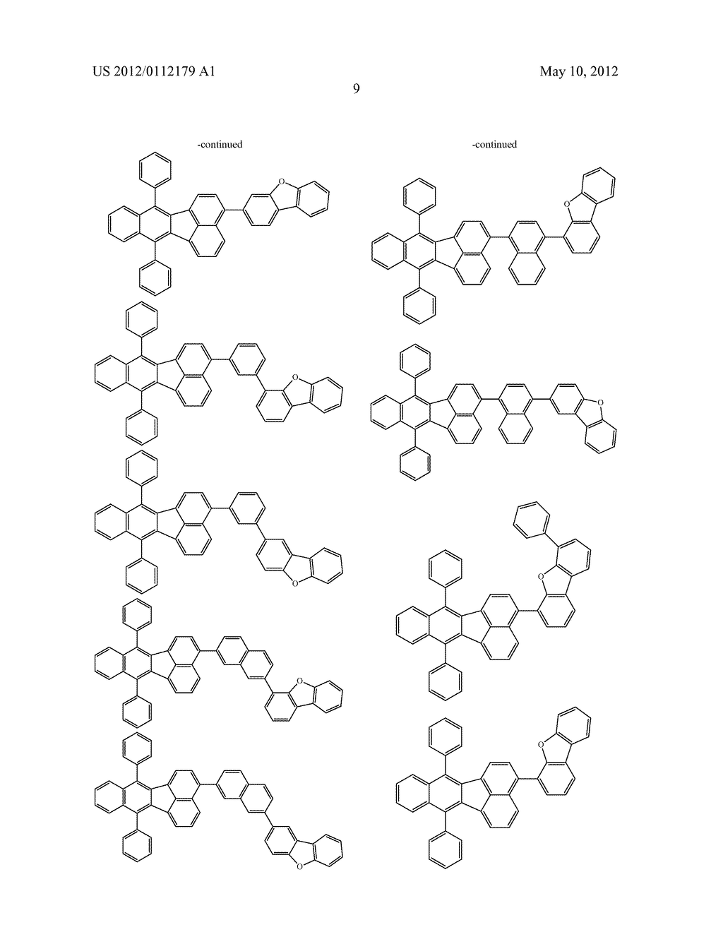 FLUORANTHENE COMPOUND AND ORGANIC ELECTROLUMINESCENCE DEVICE USING SAME - diagram, schematic, and image 10