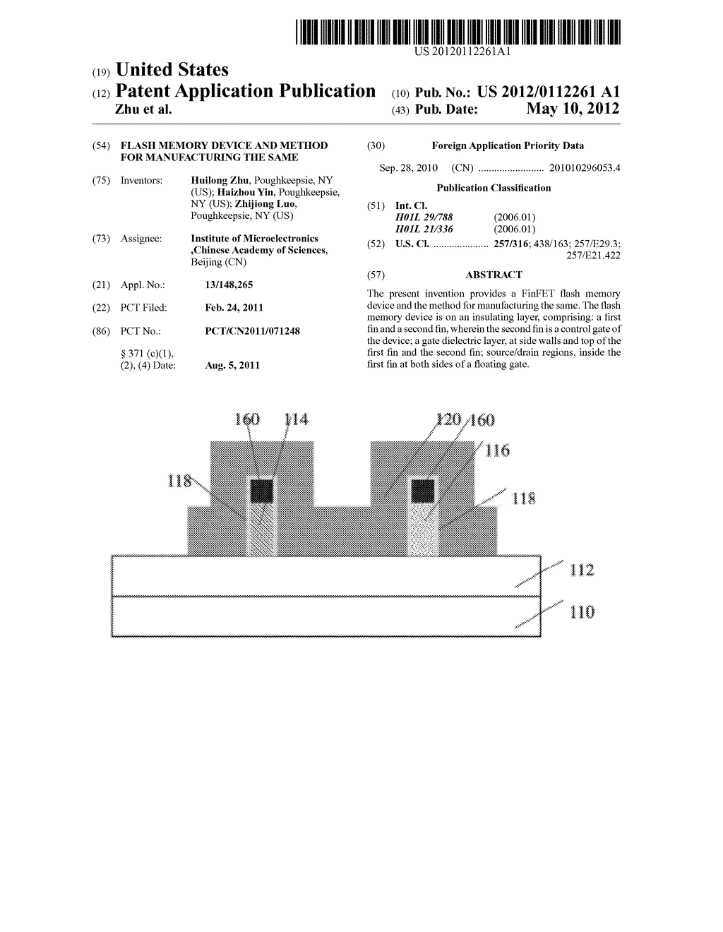 FLASH MEMORY DEVICE AND METHOD FOR MANUFACTURING THE SAME - diagram, schematic, and image 01