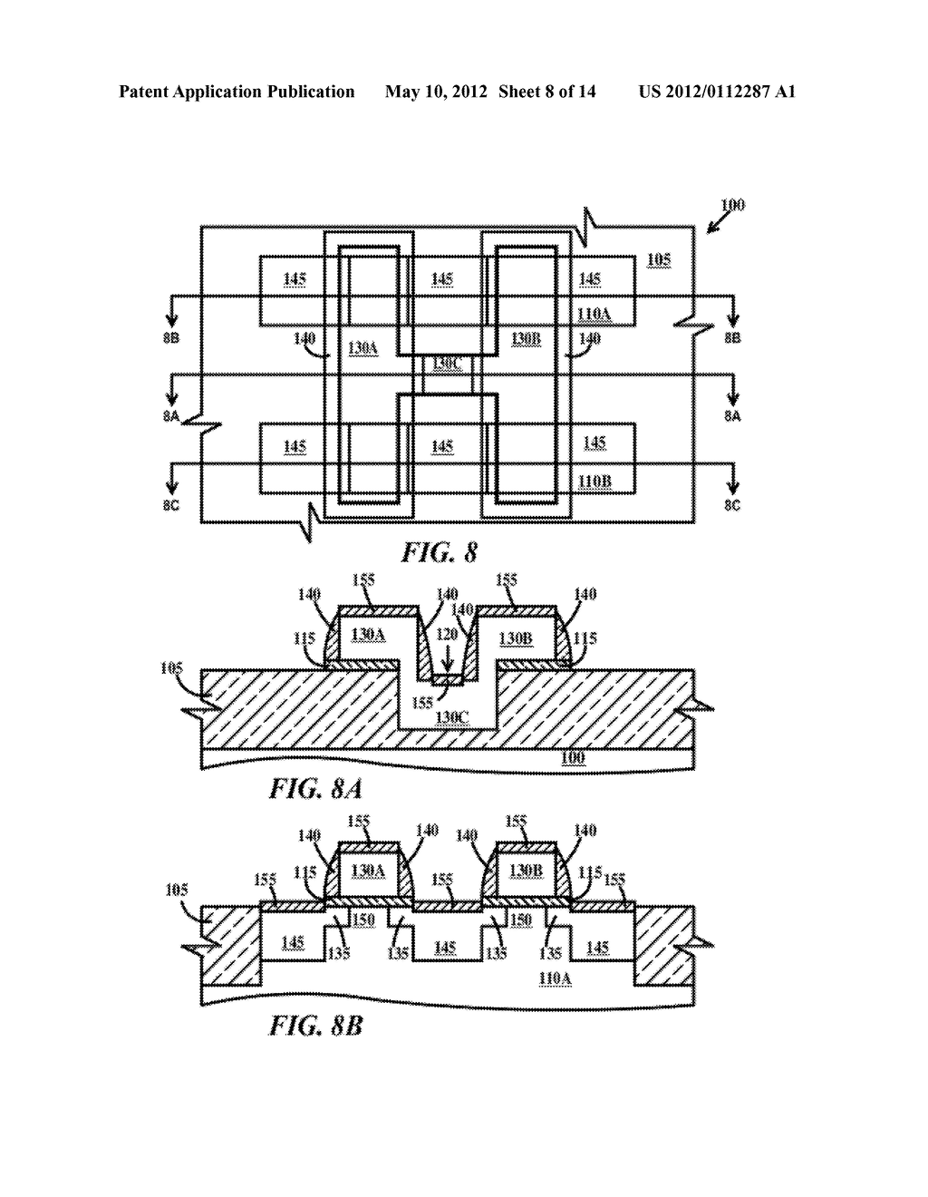 GATE-TO-GATE RECESSED STRAP AND METHODS OF MANUFACTURE OF SAME - diagram, schematic, and image 09