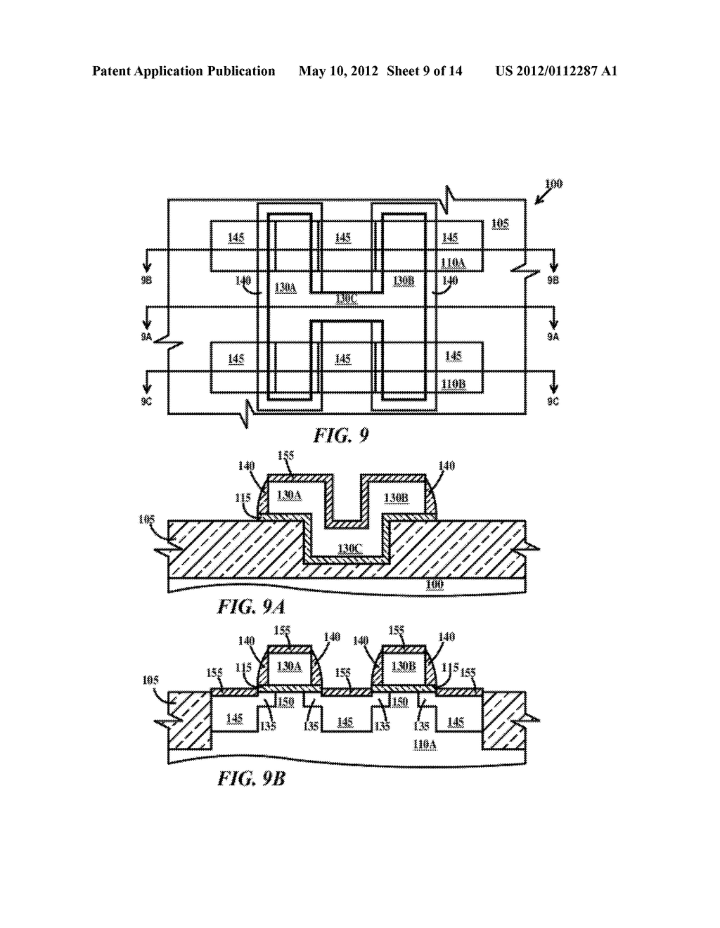 GATE-TO-GATE RECESSED STRAP AND METHODS OF MANUFACTURE OF SAME - diagram, schematic, and image 10