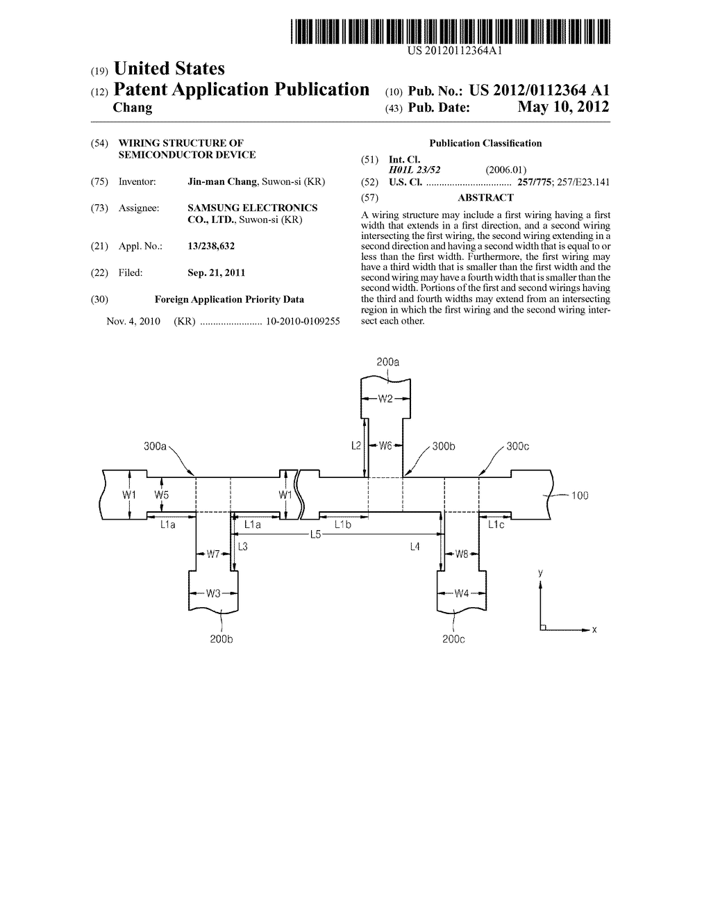 WIRING STRUCTURE OF SEMICONDUCTOR DEVICE - diagram, schematic, and image 01