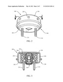 FLANGELESS INFLATORS AND METHODS OF MAKING SUCH INFLATORS FOR USE WITH     INFLATABLE AIRBAG CUSHIONS diagram and image