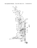 Gliding-Reclining Layflat Seating Unit with Power Actuator and Manual and     Automatic Locking Linkages diagram and image