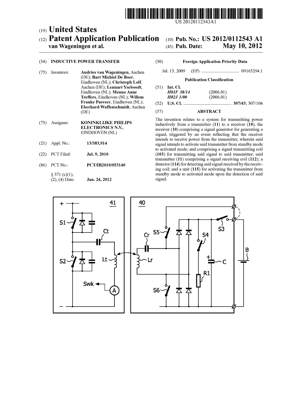 INDUCTIVE POWER TRANSFER - diagram, schematic, and image 01