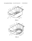 MOTOR SHIELD FOR THE DRAINAGE DEVICE OF A COOLING OR AIR-CONDITIONING     SYSTEM diagram and image