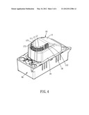 MOTOR SHIELD FOR THE DRAINAGE DEVICE OF A COOLING OR AIR-CONDITIONING     SYSTEM diagram and image