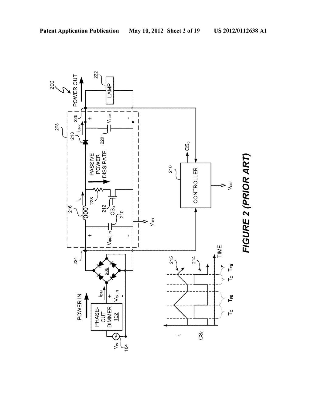 Thermal Management In A Lighting System Using Multiple, Controlled Power     Dissipation Circuits - diagram, schematic, and image 03