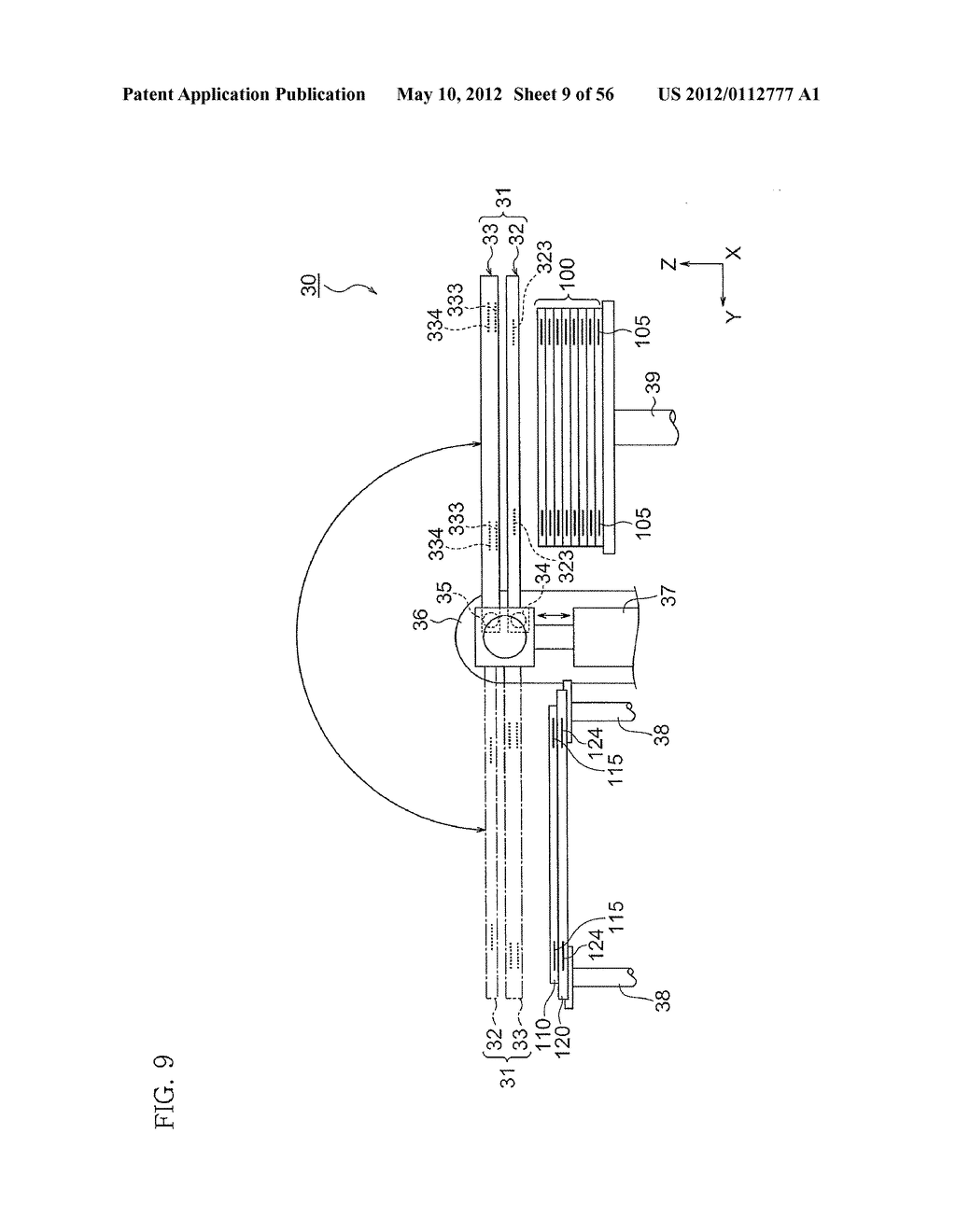 ELECTRONIC DEVICE PUSHING APPARATUS, ELECTRONIC DEVICE TEST APPARATUS, AND     INTERFACE DEVICE - diagram, schematic, and image 10