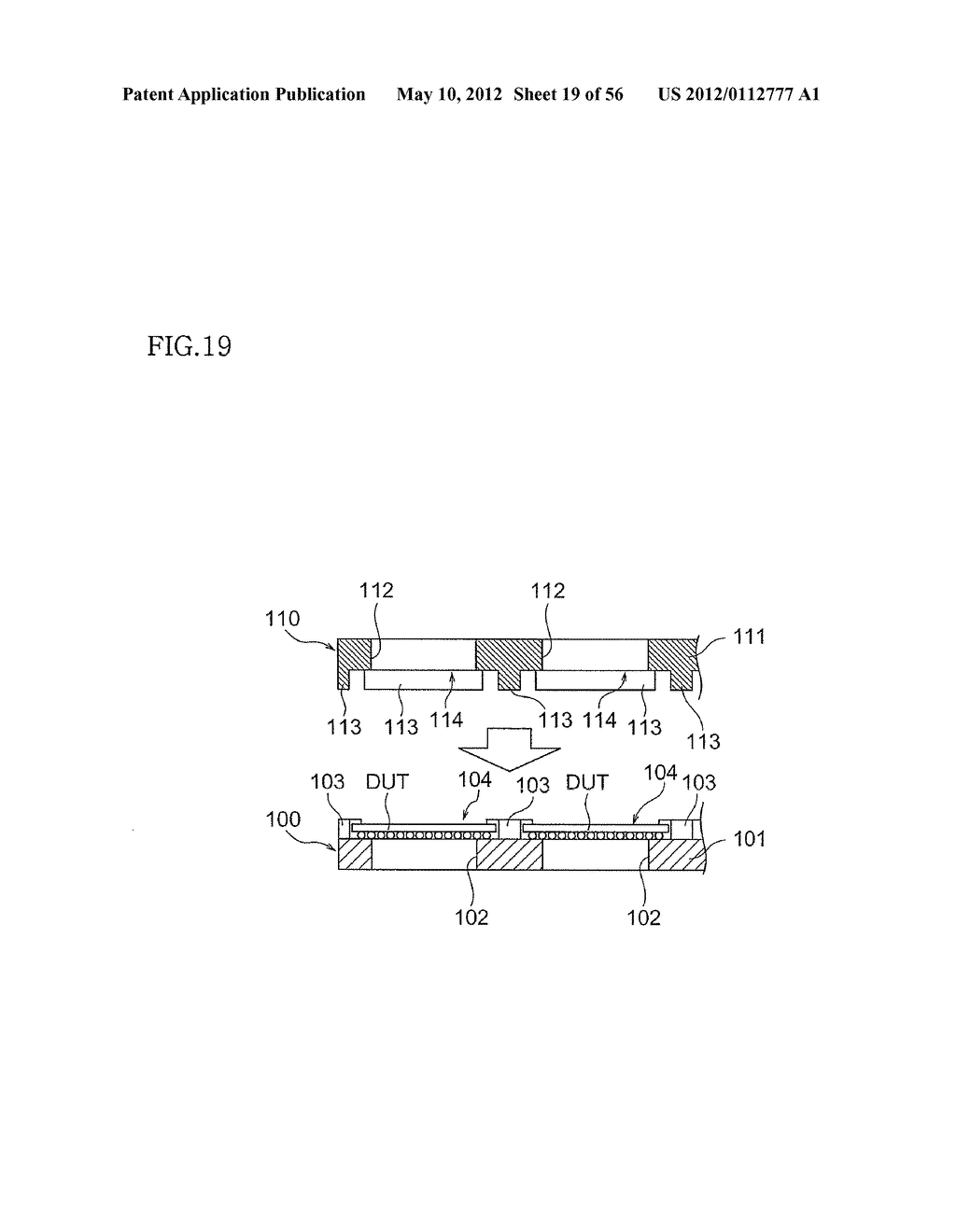 ELECTRONIC DEVICE PUSHING APPARATUS, ELECTRONIC DEVICE TEST APPARATUS, AND     INTERFACE DEVICE - diagram, schematic, and image 20
