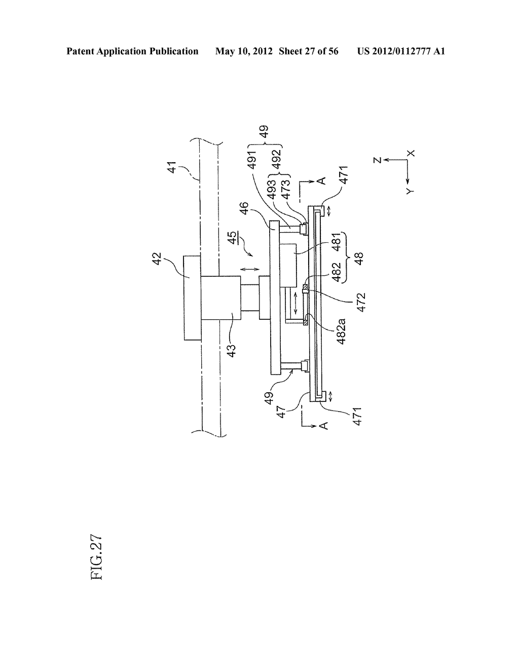 ELECTRONIC DEVICE PUSHING APPARATUS, ELECTRONIC DEVICE TEST APPARATUS, AND     INTERFACE DEVICE - diagram, schematic, and image 28