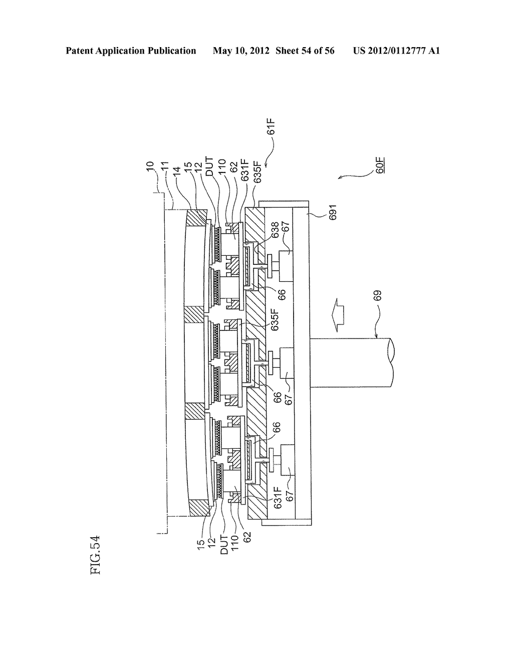 ELECTRONIC DEVICE PUSHING APPARATUS, ELECTRONIC DEVICE TEST APPARATUS, AND     INTERFACE DEVICE - diagram, schematic, and image 55